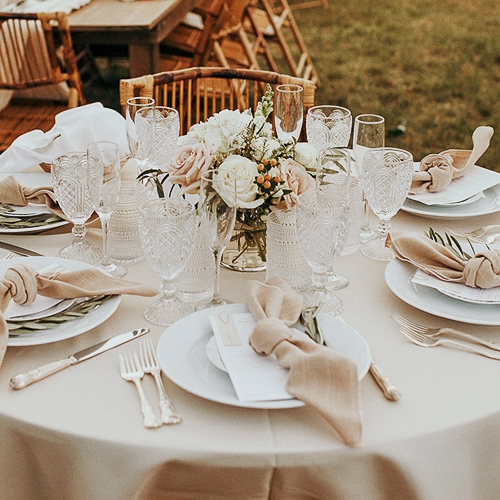 Oceanfront Vista Wedding Centerpiece